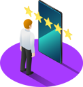 پیش‌نمایش فایل customer-satisfaction-and-feedback-5558727 از پک کسب‌وکار ایزومتریک