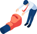 پیش‌نمایش فایل man-getting-fired-from-job-5565432 از پک کسب‌وکار ایزومتریک