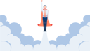 پیش‌نمایش فایل super-businessman-5581615 از پک کسب و کار و مالی