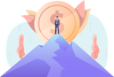 پیش‌نمایش فایل businessman-with-successful-achievement-5618166 از پک موفقیت کسب وکار