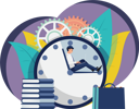 پیش‌نمایش فایل businessman-working-on-time-management-5618172 از پک موفقیت کسب وکار