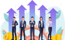 پیش‌نمایش فایل successful-business-team-standing-together-5618175 از پک موفقیت کسب وکار
