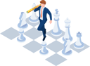 پیش‌نمایش فایل business-strategy-5632005 از پک مجموعه مفهوم کسب‌وکار ایزومتریک