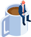 پیش‌نمایش فایل businessman-working-on-laptop-5632011 از پک مجموعه مفهوم کسب‌وکار ایزومتریک