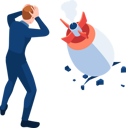 پیش‌نمایش فایل startup-business-fail-5632006 از پک مجموعه مفهوم کسب‌وکار ایزومتریک