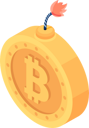 پیش‌نمایش فایل bitcoin-crisis-5690694 از پک مجموعه مفهوم کسب‌وکار ایزومتریک