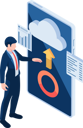 پیش‌نمایش فایل cloud-computing-technology-5690690 از پک مجموعه مفهوم کسب‌وکار ایزومتریک