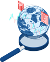 پیش‌نمایش فایل global-business-research-and-analysis-5690700 از پک مجموعه مفهوم کسب‌وکار ایزومتریک