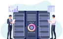 پیش‌نمایش فایل engineer-working-in-data-center-room-5706814 از پک کسب و کار و مالی