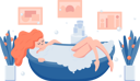 پیش‌نمایش فایل young-woman-relaxing-in-bathtub-5706807 از پک کسب و کار و مالی