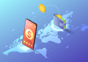 پیش‌نمایش فایل online-money-transfer-5695134 از پک فعالیت‌های کسب‌وکار