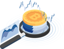 پیش‌نمایش فایل bitcoin-analysis-5717141 از پک مجموعه مفهوم کسب‌وکار ایزومتریک