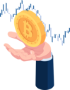 پیش‌نمایش فایل bitcoin-investment-5717142 از پک مجموعه مفهوم کسب‌وکار ایزومتریک