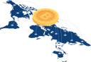 پیش‌نمایش فایل bitcoin-network-over-the-world-map-5717140 از پک مجموعه مفهوم کسب‌وکار ایزومتریک