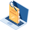 پیش‌نمایش فایل user-manual-guide-5717131 از پک مجموعه مفهوم کسب‌وکار ایزومتریک