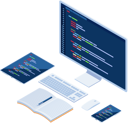 پیش‌نمایش فایل web-development-5717127 از پک مجموعه مفهوم کسب‌وکار ایزومتریک