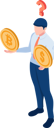 پیش‌نمایش فایل businessman-thinking-about-cryptocurrency-investments-5799565 از پک مجموعه مفهوم کسب‌وکار ایزومتریک