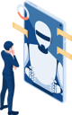 پیش‌نمایش فایل chatbot-online-customer-support-5799564 از پک مجموعه مفهوم کسب‌وکار ایزومتریک