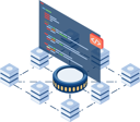 پیش‌نمایش فایل blockchain-technology-5808127 از پک مجموعه مفهوم کسب‌وکار ایزومتریک