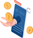 پیش‌نمایش فایل cryptocurrency-exchange-app-5808129 از پک مجموعه مفهوم کسب‌وکار ایزومتریک