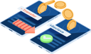 پیش‌نمایش فایل online-money-transfer-5808130 از پک مجموعه مفهوم کسب‌وکار ایزومتریک