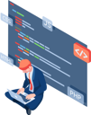 پیش‌نمایش فایل software-development-5808141 از پک مجموعه مفهوم کسب‌وکار ایزومتریک