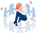 پیش‌نمایش فایل team-support-5808131 از پک مجموعه مفهوم کسب‌وکار ایزومتریک