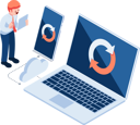 پیش‌نمایش فایل cross-platform-device-synchronization-5864253 از پک فعالیت کسب‌وکار