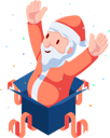 پیش‌نمایش فایل sant-claus-giving-surprise-5864258 از پک فعالیت کسب‌وکار