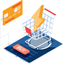 پیش‌نمایش فایل shopping-cart-with-flash-sale-5864260 از پک فعالیت کسب‌وکار