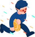 پیش‌نمایش فایل thief-stealing-bitcoin-5950792 از پک کسب و کار