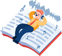 پیش‌نمایش فایل businessman-relaxing-and-listening-audiobook-7463476 از پک مفهوم کسب و کار