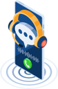 پیش‌نمایش فایل customer-support-7542051 از پک مفهوم کسب و کار