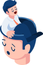 پیش‌نمایش فایل businessman-relaxing-inside-his-head-8331716 از پک کسب و کار