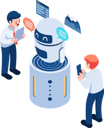 پیش‌نمایش فایل businessman-use-ai-8962622 از پک کسب‌وکار ایزومتریک