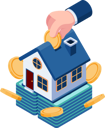 پیش‌نمایش فایل businessman-hand-insert-coin-into-house-buying-a-house-and-real-estate-investment-9430723 از پک مجموعه مفهوم کسب‌وکار ایزومتریک