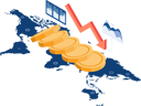 پیش‌نمایش فایل coin-money-falling-like-domino-on-world-map-currency-and-financial-crisis-9119528 از پک مجموعه مفهوم کسب‌وکار ایزومتریک