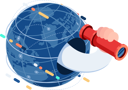 پیش‌نمایش فایل hand-with-telescope-out-from-the-world-global-business-vision-9288898 از پک مجموعه مفهوم کسب‌وکار ایزومتریک