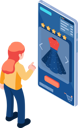 پیش‌نمایش فایل woman-doing-online-clothes-shopping-9176284 از پک مجموعه مفهوم کسب‌وکار ایزومتریک