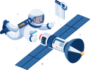 پیش‌نمایش فایل astronaut-in-space-suit-repair-broken-satellite-9650199 از پک مجموعه مفهوم کسب‌وکار ایزومتریک