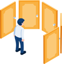 پیش‌نمایش فایل businessman-standing-with-doors-of-opportunities-10354567 از پک کسب و کار