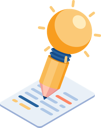 پیش‌نمایش فایل pencil-with-idea-writing-content-10354568 از پک کسب و کار