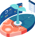 پیش‌نمایش فایل ai-money-plant-10795720 از پک مجموعه مفهوم کسب‌وکار ایزومتریک