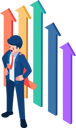 پیش‌نمایش فایل business-success-and-leadership-10795718 از پک مجموعه مفهوم کسب‌وکار ایزومتریک