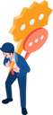 پیش‌نمایش فایل employee-bullying-10795721 از پک مجموعه مفهوم کسب‌وکار ایزومتریک