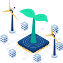 پیش‌نمایش فایل plant-growth-on-computer-microchip-eco-technology-concept-11185802 از پک کسب و کار