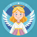 پیش‌نمایش فایل angel-icon-12949673 از پک ضروری
