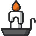 پیش‌نمایش فایل candle-halloween-light-darkness-wax-holder از پک هالووین