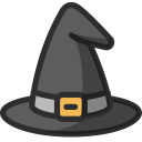 پیش‌نمایش فایل hat-halloween-witch-wizard-magic از پک هالووین