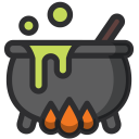 پیش‌نمایش فایل pot-cauldron-poison-halloween-magic-withcraft-potion از پک هالووین